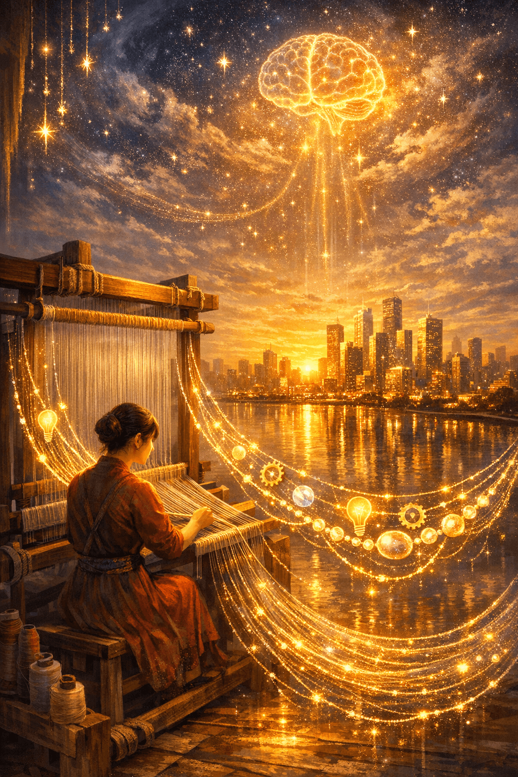 Think ถักทอถ้อยคำเป็นแสงเหนือแม่น้ำและเส้นด้ายแห่งความคิด